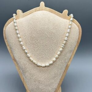 Vintage Fresh Water Pearl Beaded 19" Necklace Jewelry Classic